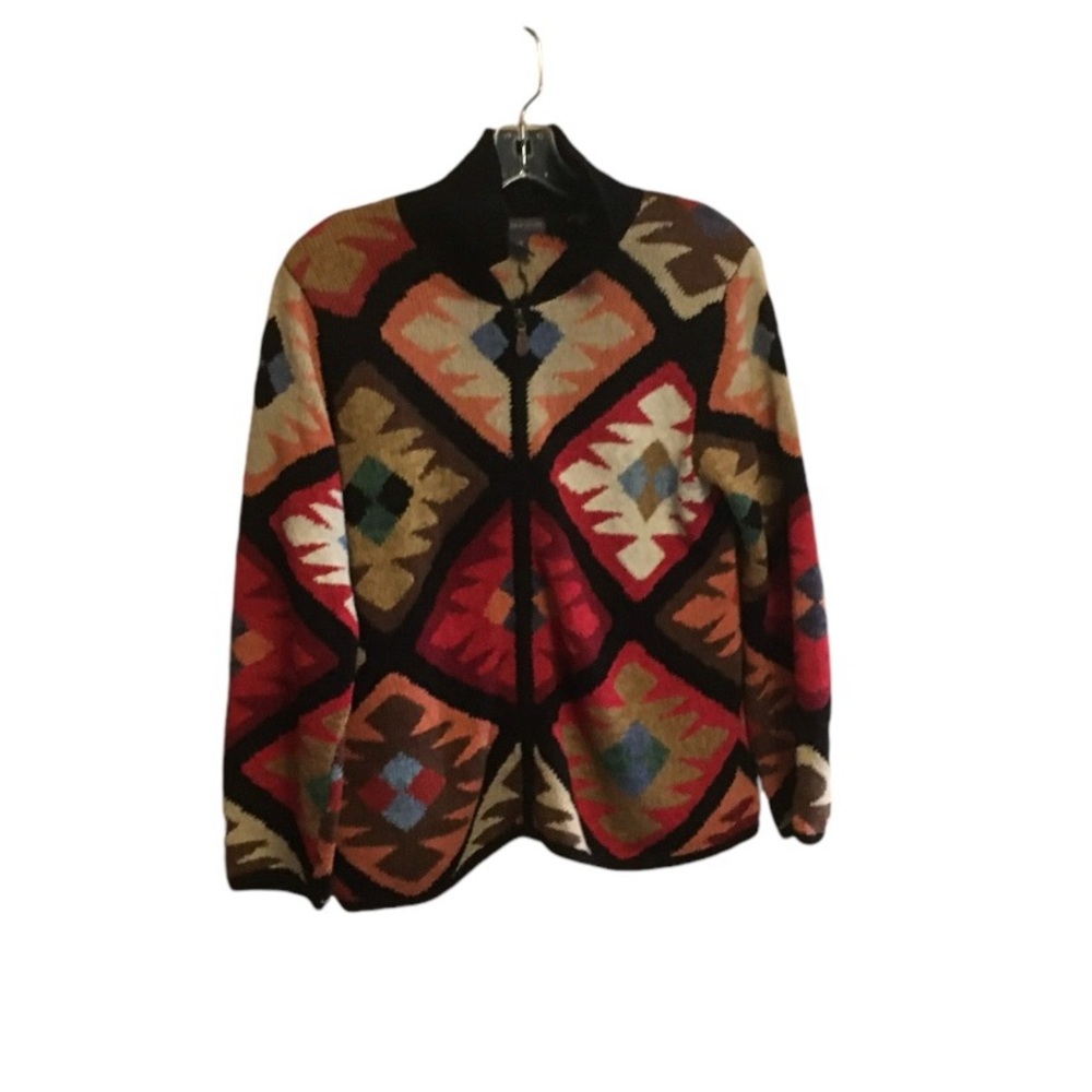 Vintage Northern isles colorful sweater